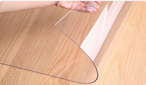 Гибкое стекло на стол 100х260 см