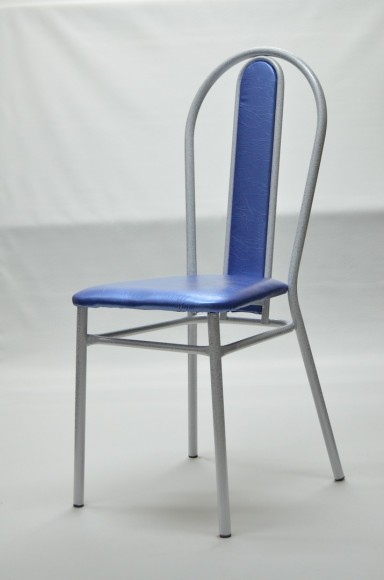 Синий-перламутр стул