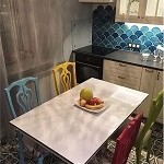 Полностью прозрачная силиконовая скатерть
