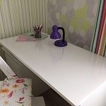 Скатерть гибкое / жидкое стекло на стол по индивидуальным размерам стола