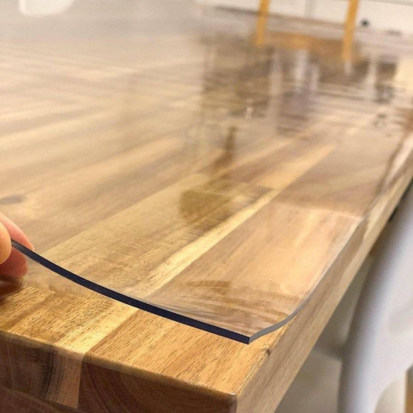 Прозрачная скатерть - гибкое стекло 90х90 см